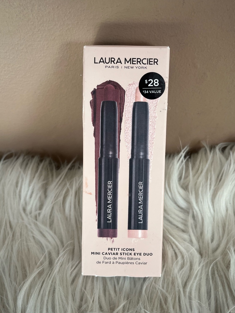 {Laura Mercier} Petit Icons Mini Caviar Stick Eye Duo in Dark Cacao & Rose Gold
